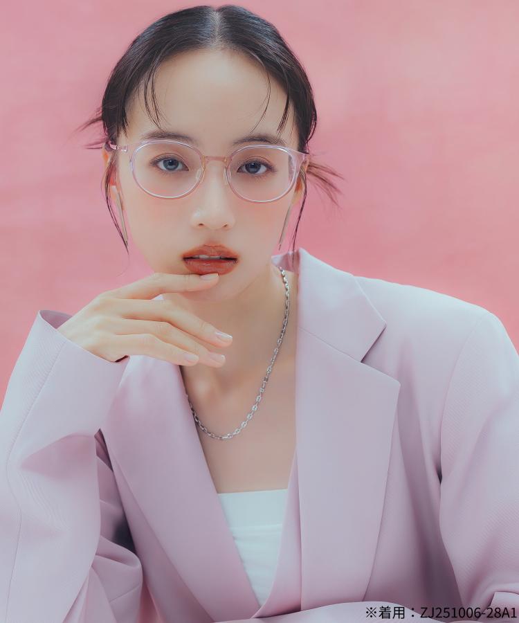 楽天市場】|ボストン型 メガネ(ピンク(クリア)) 軽量 メタル 大人