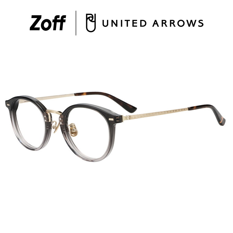 楽天市場】|ウェリントン型 めがね（ブラウン） Zoff UNITED