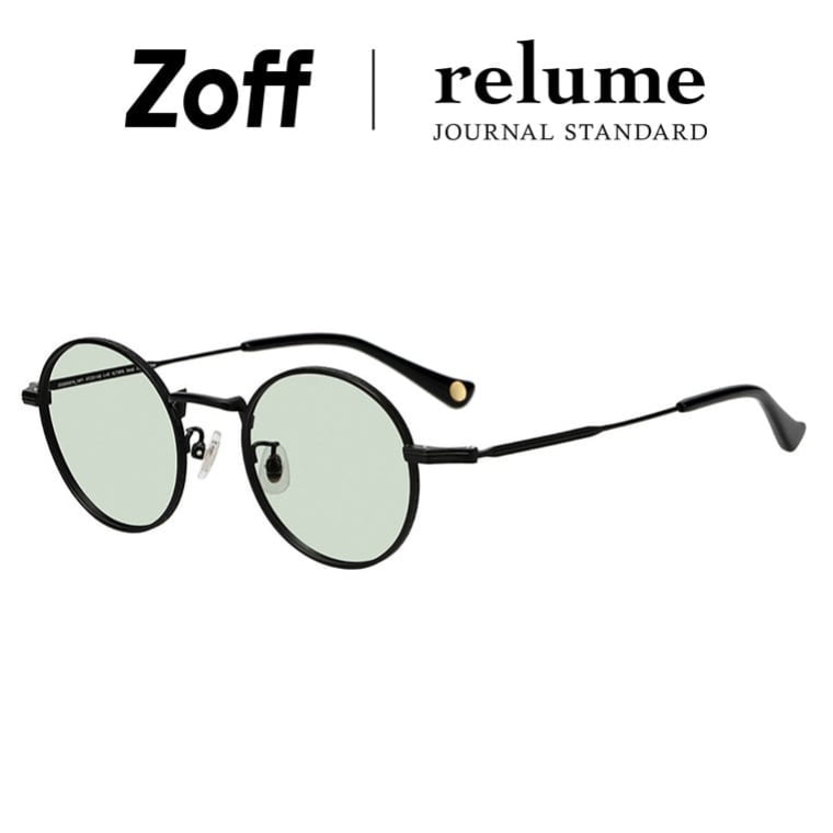 ≪百貨店大売り出し押さえる！エントリーで最大限度100％尖んがりうしろ側≫| Zoff JOURNAL STANDARD relume ジャーナルスタンダードレリューム  ラウンド型 黒眼鏡 (黒いこと(引っ敷き)) 軽さ 御前上等感 紫外線打つ手 UV撥ねのける 伊達眼鏡 メンズ レディース ユニ一発やる 今めかしい |