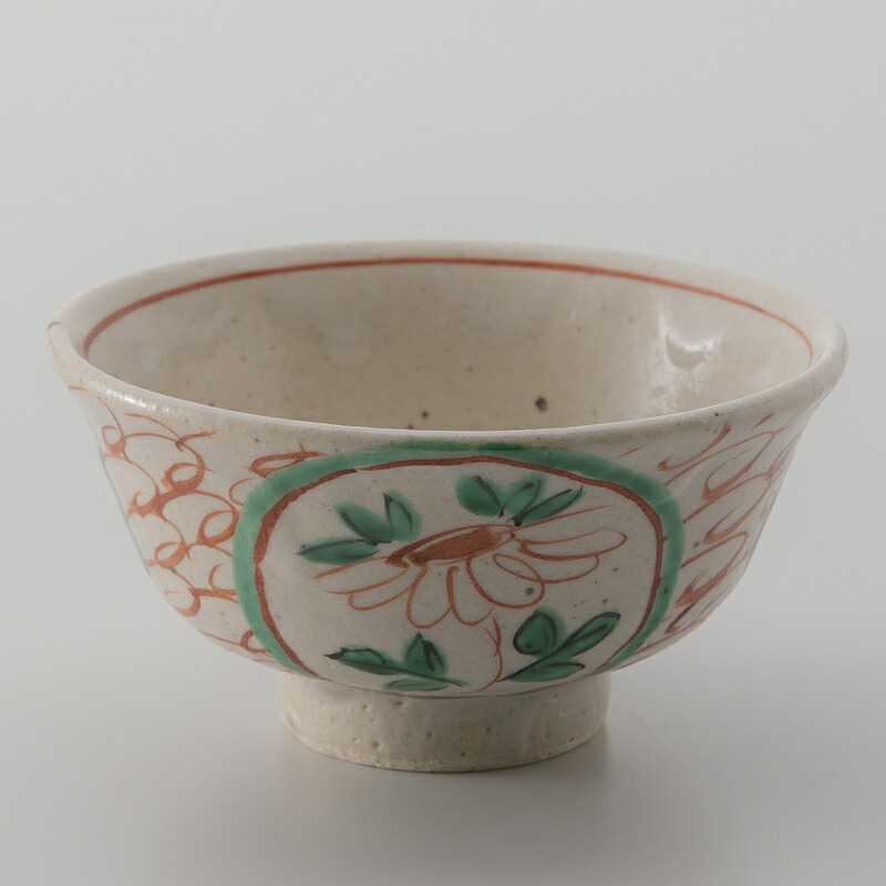 楽天市場】【美濃焼】窯元蔵珍窯 【仁清写し】色絵金銀菱重茶碗 : 蔵珍窯