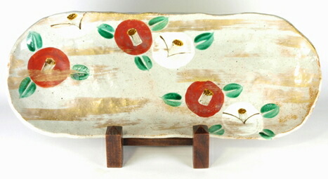 美濃焼　蔵珍窯　【魯山人写し】　金彩絵皿5枚 美濃焼蔵珍窯【魯山人写し】金彩絵皿5枚