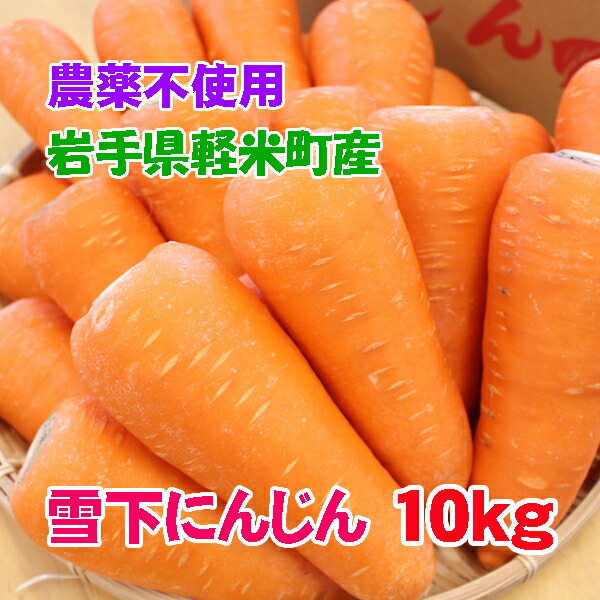楽天市場】【3/下旬出荷】雪下人参 ゆきしたにんじん 10kg 新潟産 送料