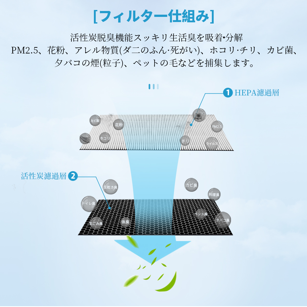 シャープ FZ-G30DF 加湿空気清浄機用脱臭フィルター