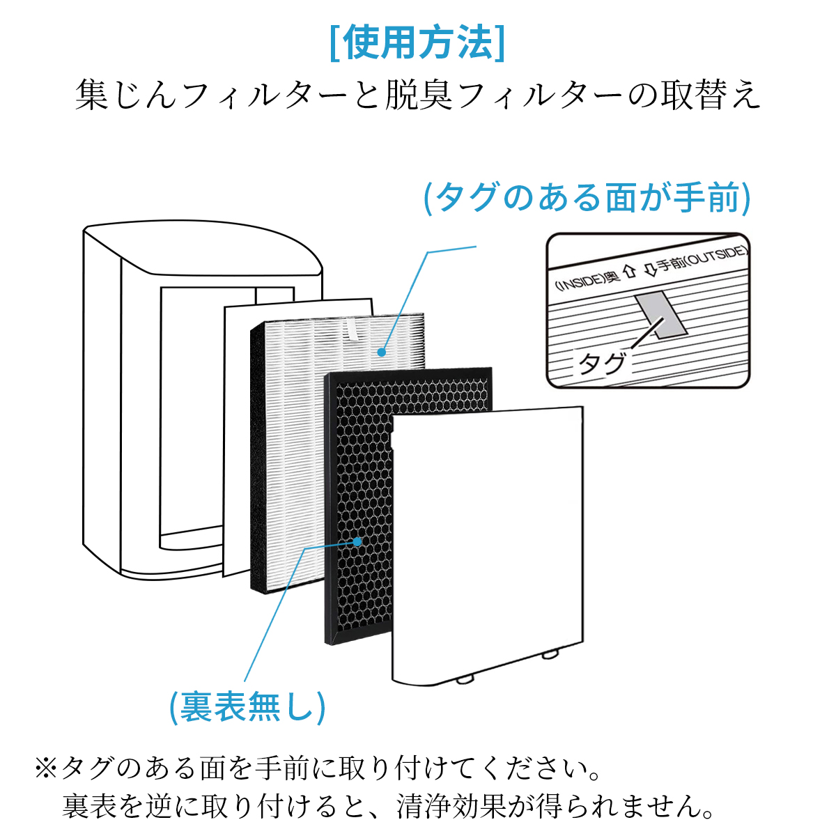 シャープ FZ-G30DF 加湿空気清浄機用脱臭フィルター