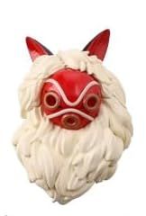 訳有 GBL限定 もののけ姫 フェイスマグネット 「サンのお面」 ジブリ美術館画像