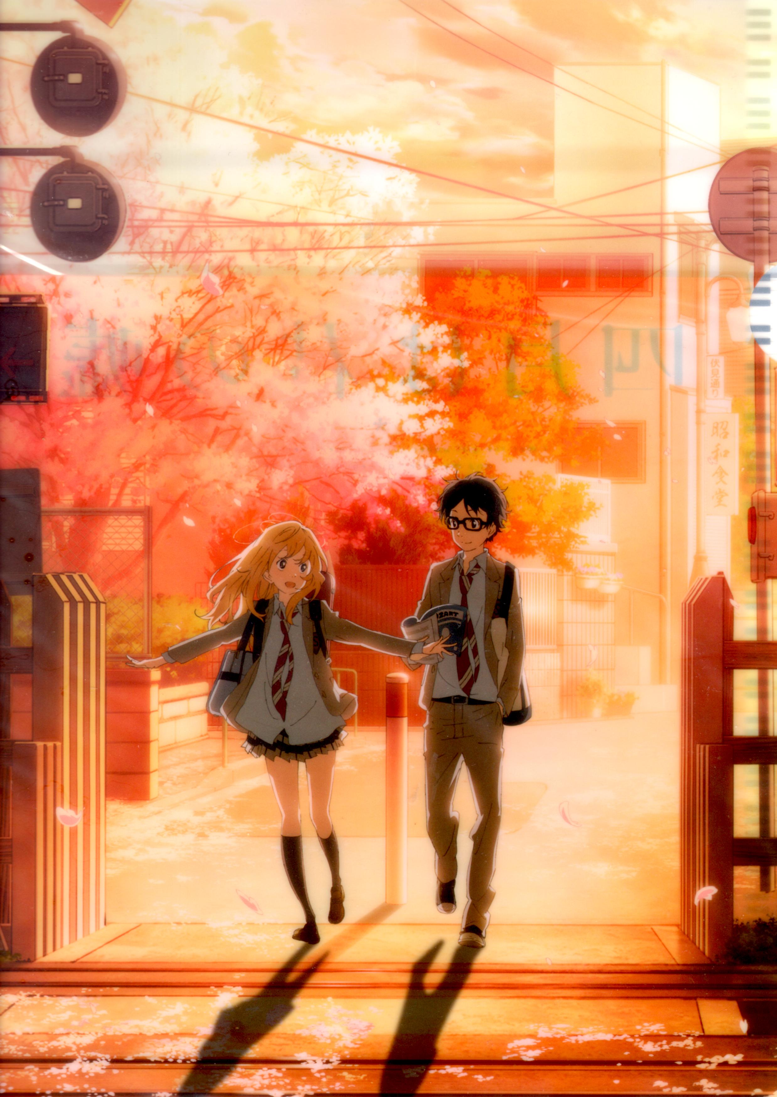 【イベント限定】四月は君の嘘 クリアファイル D 有馬公生＆宮園かをり画像