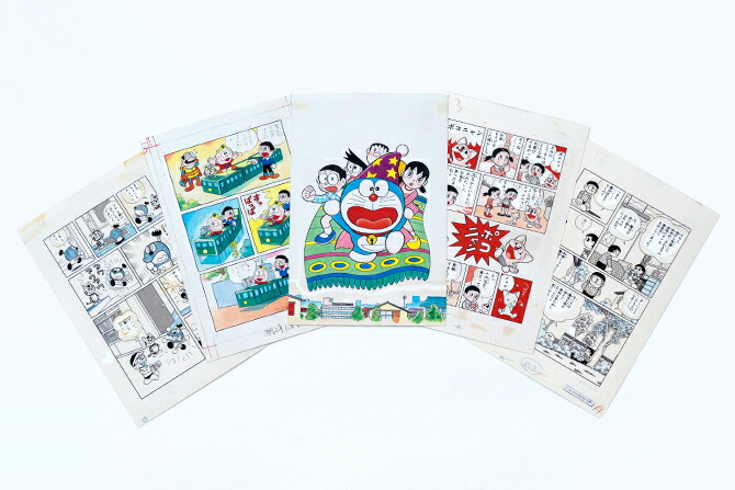 楽天市場】再利用 ドラえもん 10周年記念原画展 オリジナル