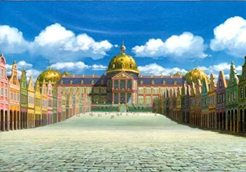ジブリ美術館限定 ポストカード ハウルの動く城 「王宮広場」画像