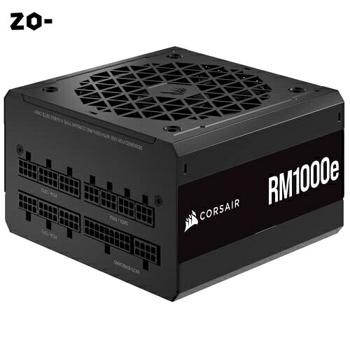 CORSAIR RM1000e PC電源ユニット 1000W PCIE 5.0 対応 80PLUS Gold認証 ATX 3.0 認証済 フルモジュラー 12VHPWR ケーブル付属 CP-9020264-JP 24,850円