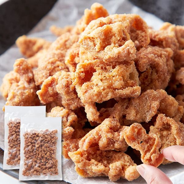 天然生活 おつまみ鶏皮 柚子胡椒風味 (400g) 国産 おつまみ 珍味 チップス パリパリ カリカリ ジューシー 揚げ 大容量 お徳用 業務用 やみつき