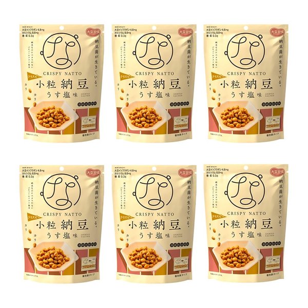 MDホールディングス 大豆習慣 クリスピー小粒納豆 うす塩味 (6袋)
