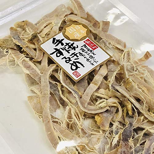 内野海産 塩分少なめ 2袋セット国産無添加 減塩手焼きするめあたりめ200g (100gx2) 便利なチャック袋入り