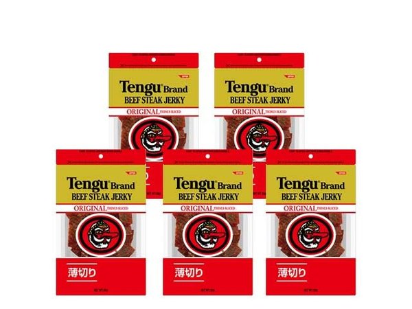 テング ビーフジャーキー オリジナル 薄切りタイプ 93g 5袋セット