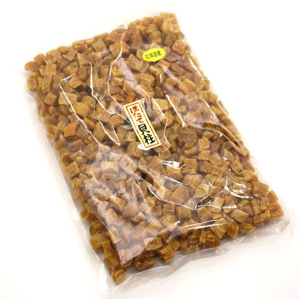 干し貝柱 割れ 乾燥 ほたて貝柱 割れ 業務用 1kg (R) チャック袋入 北海道 ホタテ貝柱 DEL