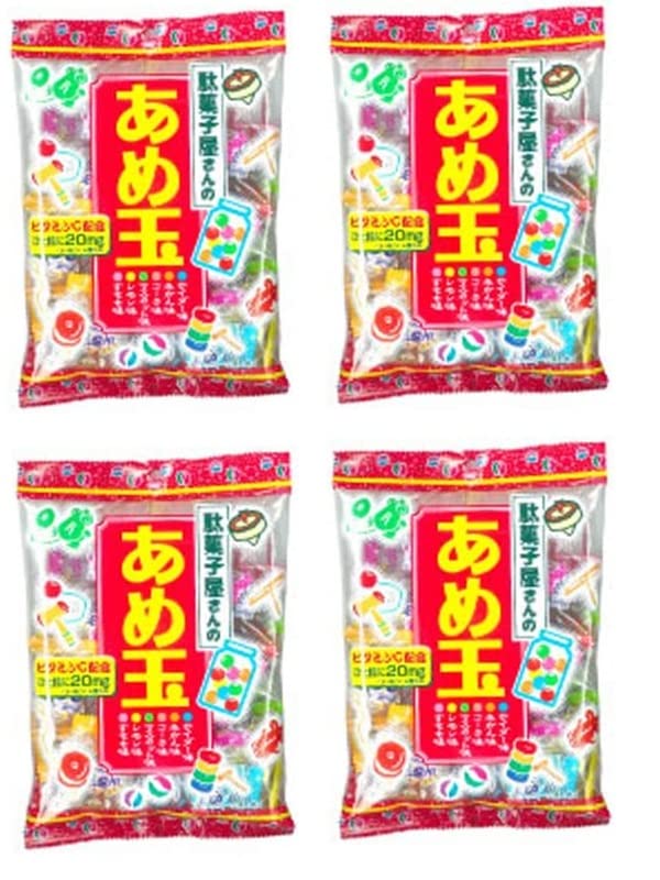 あめだま 楽天市場】【在庫あり】駄菓子屋さんのあめ玉（4袋） : MIKIYA