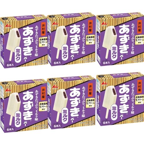 【6箱】あずきバー ミルク 60ml×36本セット 冷凍 アイスミルク 氷菓 まとめ買い あずきたっぷり まろやかなつぶあん 北海道産生クリーム使用 愛され続ける おやつ デザート画像