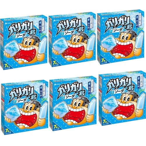 【6箱】ガリガリ君 ソーダ味 (42本セット) アイス 冷凍 氷菓 まとめ買い 定番 おやつ デザート画像