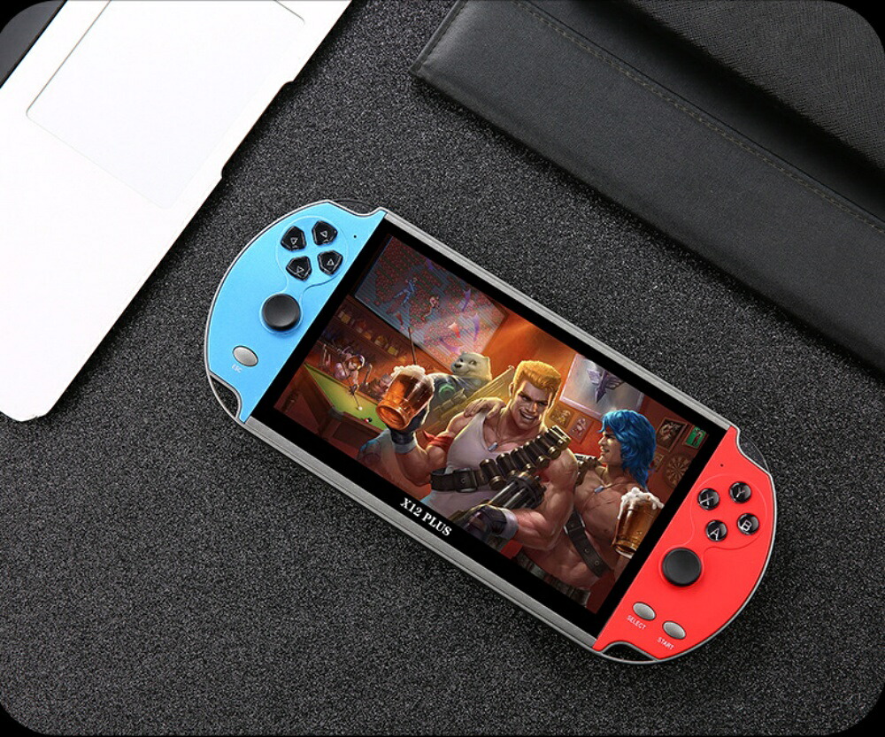 Plus  7in手持ちビデオゲームコンソール16GB PSP FC GBA NES 内蔵10000競り合い機競り合い機