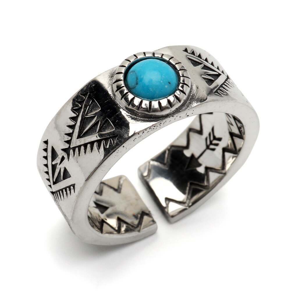 楽天市場】ステンレス ターコイズリング ネイティブ インディアン