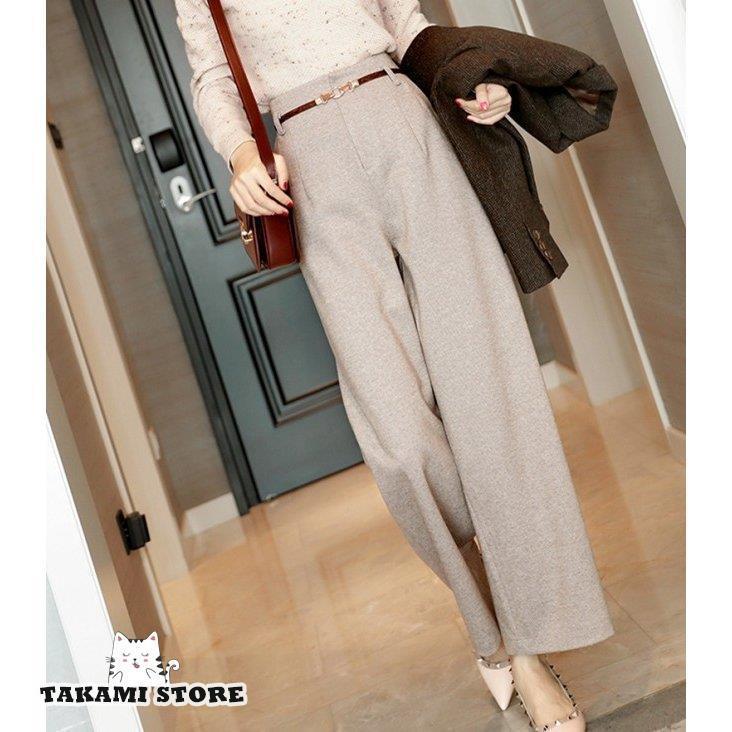 ワイドパンツ ボトムス レディース ウエストマーク ハイウエスト パンツ 大きいサイズ 小さいサイズ 春 秋 通勤服 オフィス きれいめ カジュアル｜Ztwo店 9,363円