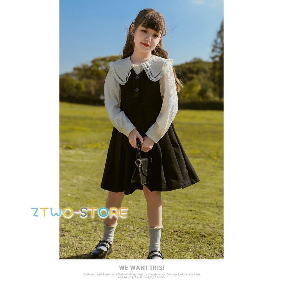 入学式 ワンピース スーツ 女の子 フォーマル キッズ 子供 卒業式 演奏会 長袖 シャツ ワンピーススーツ ジュニア 入園式 発表会 ピアノ発表 卒服 演出 春|Ztwo店