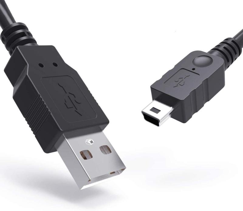 PS3充電ケーブル 1.8m USB A miniB オスオス wuernine コントローラー ケーブル USB2.0画像