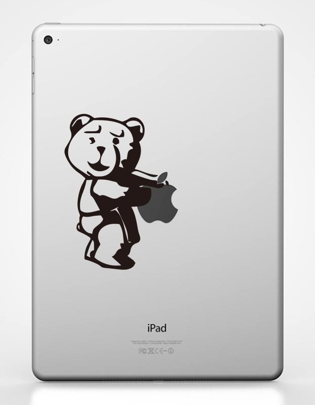 カインドストア 9.7インチ iPad Pro iPad Air 2 アイパッド ステッカー シール テッド TED BEAR クマ 熊 くま テディベア M732X画像
