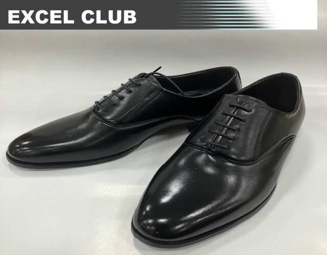 楽天市場】【送料無料】EXCEL CLUB EH267 黒 ゆったりワイド 幅広 4E