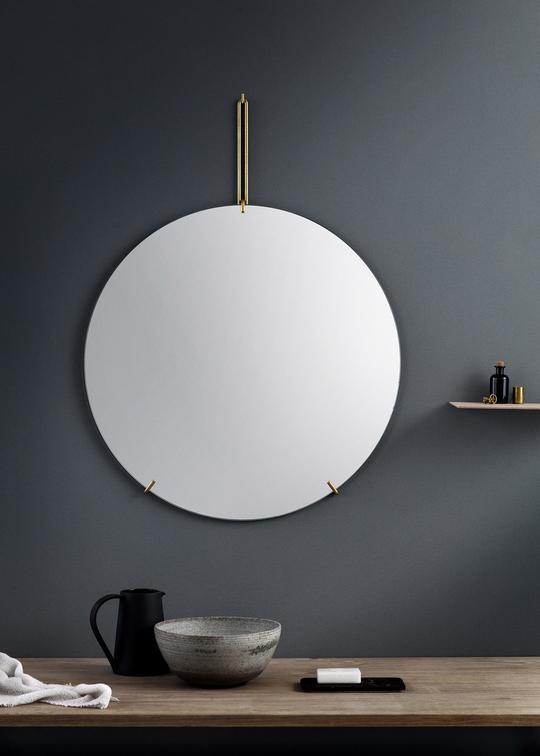 MOEBE ムーベ WALL MIRROR ウォールミラー φ50cm Brass ブラス