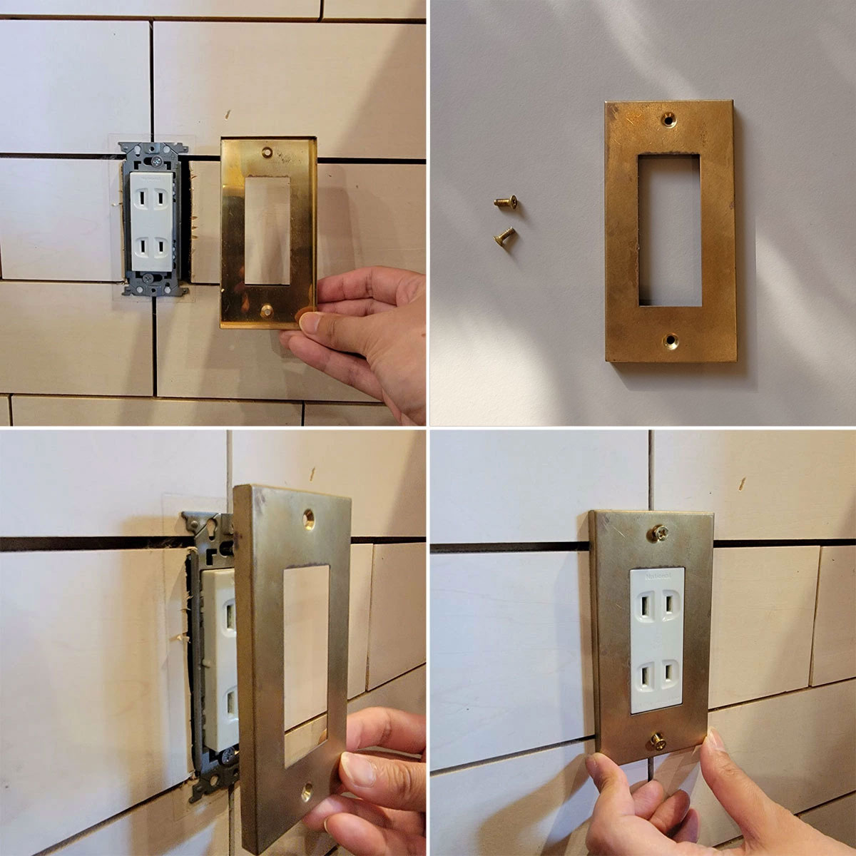 楽天市場 メール便対応スイッチプレート コンセントプレート ブラック3口 アイアン Diy 新築 リノベーション 改装 店舗 事務所 Sml コンセントカバー スイッチカバー Stayhome Zuiun