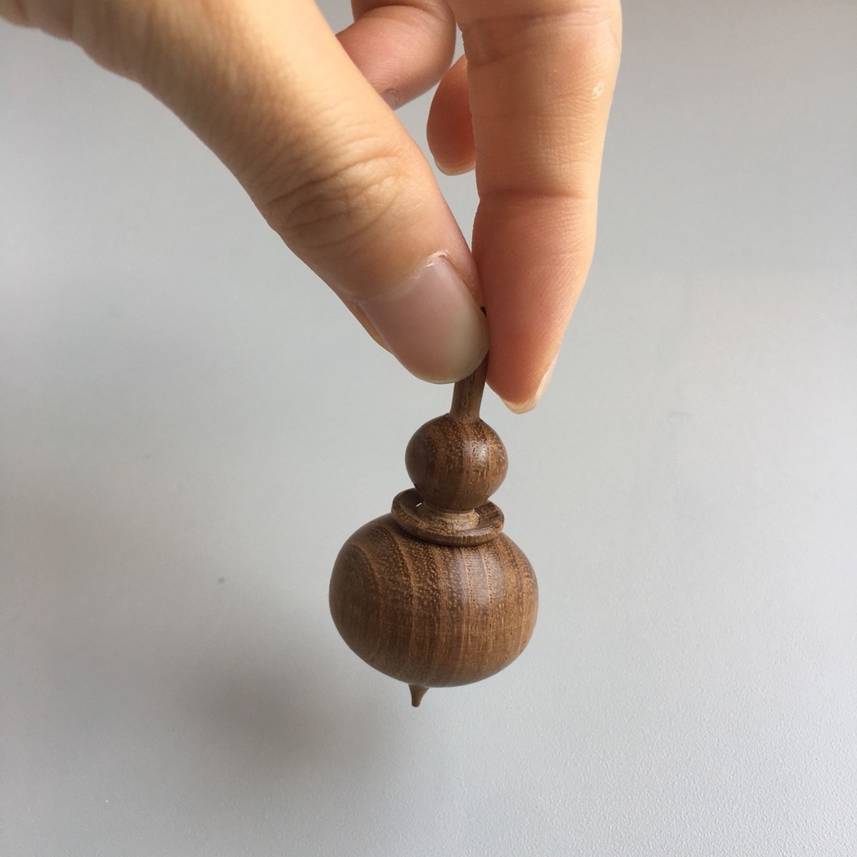 【木工芸笹原】木の独楽アソートセット3つ入り木のおもちゃ無垢材
