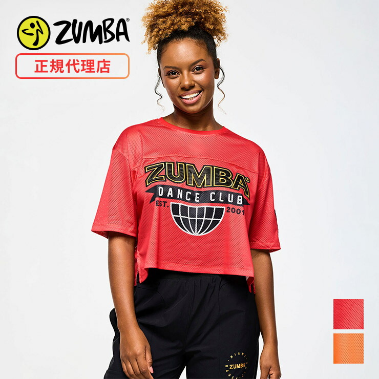 通販生活 ファッション 楽天市場】ZUMBA ズンバ 正規品 Tシャツ クルーネック トップス