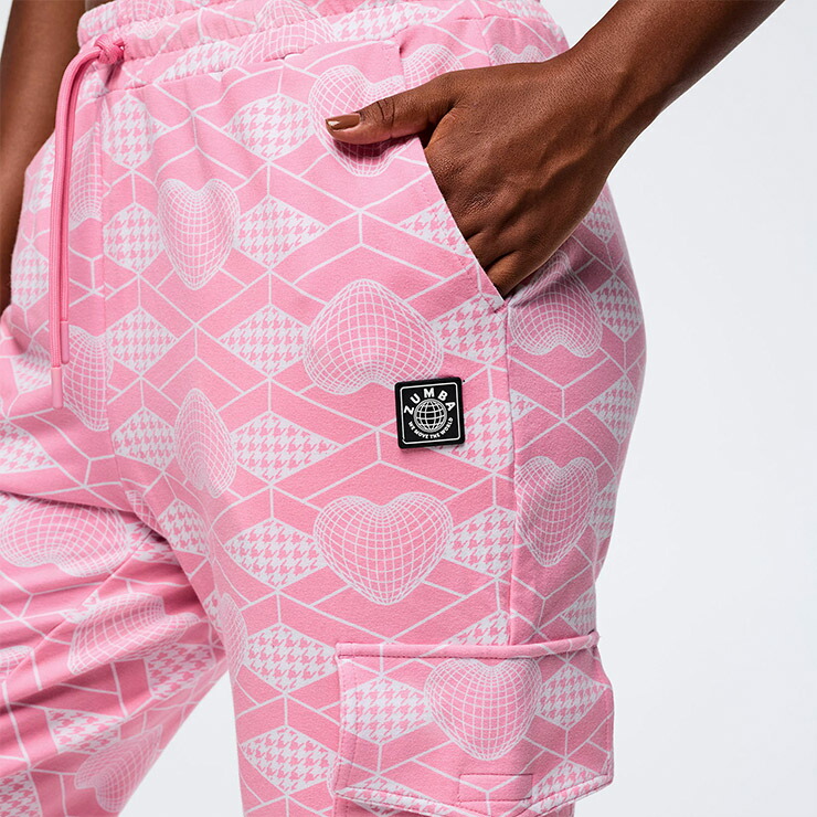 ZUMBA ズンバ 正規品 ウェア レディース パンツ カーゴパンツ 総柄