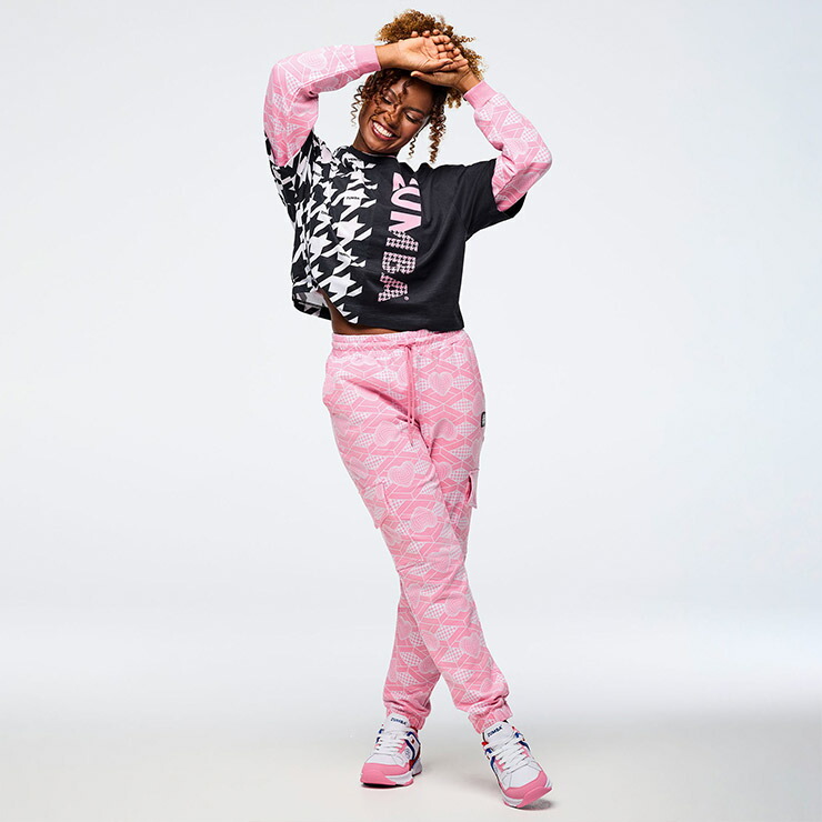 ZUMBA ズンバ 正規品 ウェア レディース パンツ カーゴパンツ 総柄