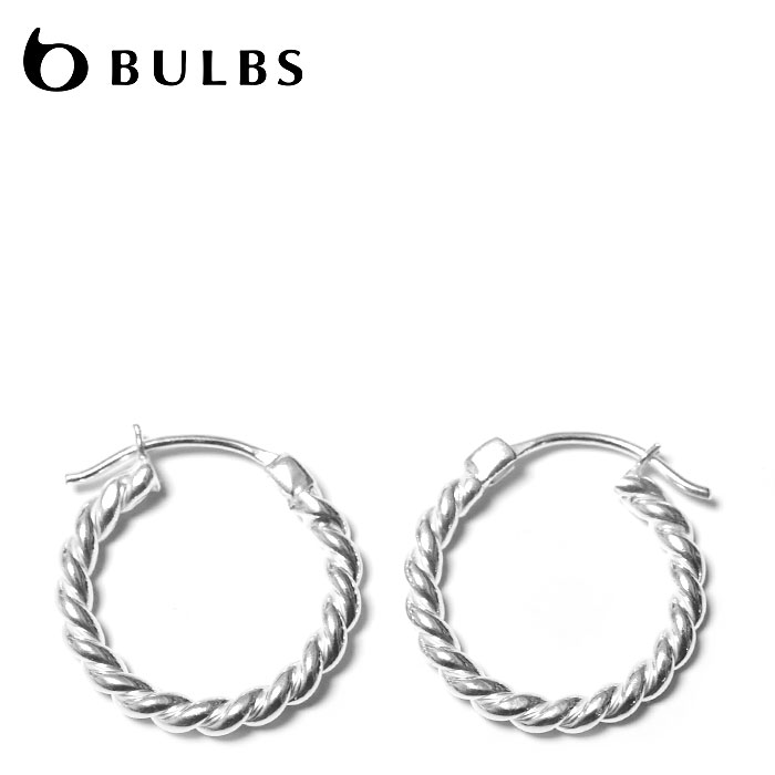 【Oggi 美的 VERY 雑誌掲載】【再入荷】≪BULBS≫ バルブス ツイスト ねじれ 螺旋 シルバー フープ ピアス SV925 ゲチリス リネアリス Gethyllis linearis (Silver) レディース ギフト ラッピング|ZUTTOHOLIC