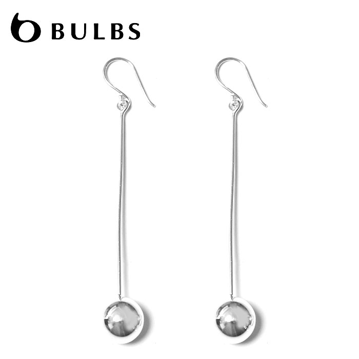 【CLASSY STORY VERY LEE 雑誌掲載】【再入荷】≪BULBS≫ バルブス ボール ロング フック ピアス シルバー SV925 Olea lancea (Silver) レディース ギフト|ZUTTOHOLIC