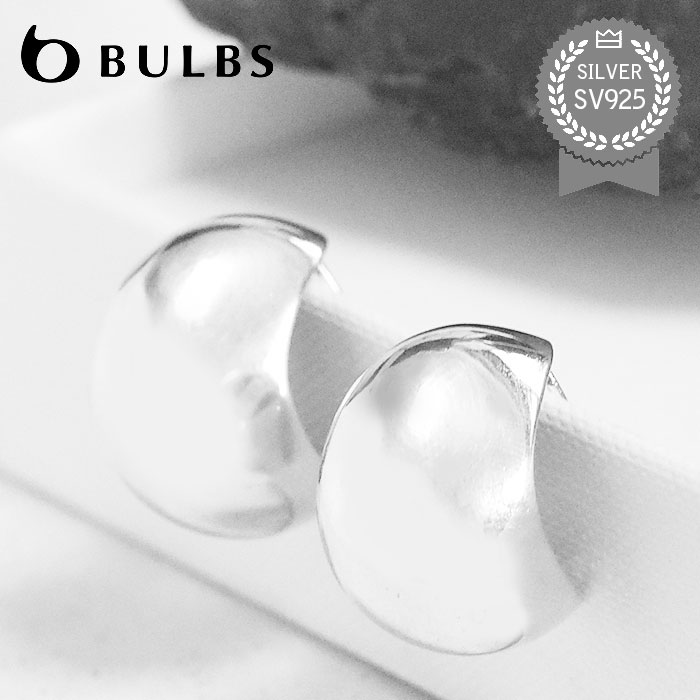 【STORY Oggi LEE 雑誌掲載】【待望の最新作】≪BULBS≫ バルブス ぷっくり ティアドロップ ドーム シルバー スタッズ ピアス SV925 HAWORTHIA COOPERI Earrings (Silver) レディース ギフト ラッピング 22,304円