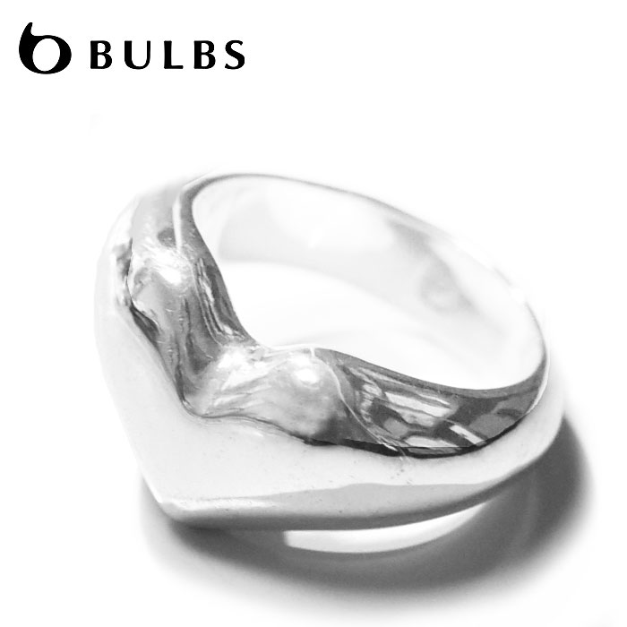 ≪BULBS≫ サークル ボリューム リング SV925 BULBS バルブス サークル リング チェーン デザイン 幅広