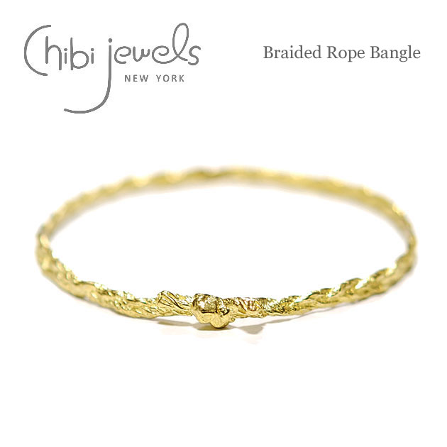 【国内即発】≪chibi jewels≫ロープモチーフ C型バングル 国内即発】≪chibi jewels≫ロープモチーフ C型バングル (chibi