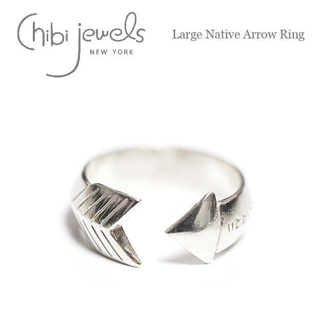 ≪chibi jewels≫ チビジュエルズ ボヘミアン 弓矢モチーフ シルバーリング 指輪 Large Native Arrow Ring (Silver) レディース ギフト ラッピング 9,570円