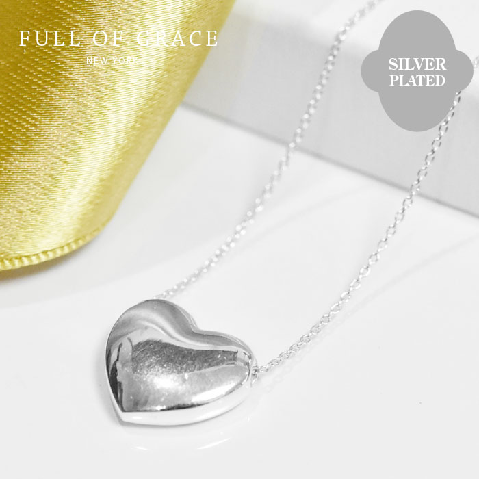 話題独占ハードウェアネックレス　ゴールドシルバー　在庫限り 10/25 21:00 New in ✔︎Heart Mix Necklace シルバーとゴールドの2色