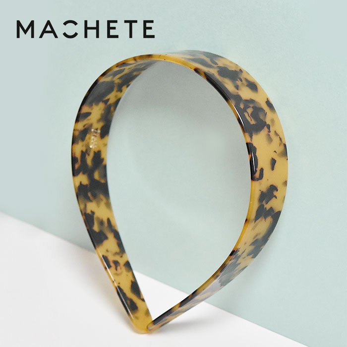 【GISELe CLASSY 雑誌掲載】【再入荷】≪MACHETE≫ マシェット べっ甲 ブラウン 幅広 ワイド カチューシャ ヘアバンド ヘッドバンド Wide Headband (Classic Tortoise) レディース ギフト ラッピング