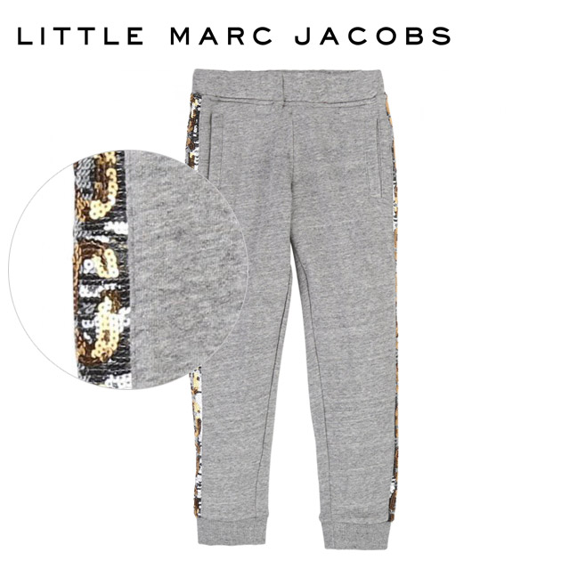 高い品質 楽天市場 2歳 3歳 Little Marc Jacobs リトル マーク ジェイコブススパンコールライン入り 裏フリース スウェット パンツ グレー ボトムス Jogging Bottoms Chine Greyベビー キッズ 女の子 男の子 Zuttoholic お1人様1点限り Www Lexusoman Com