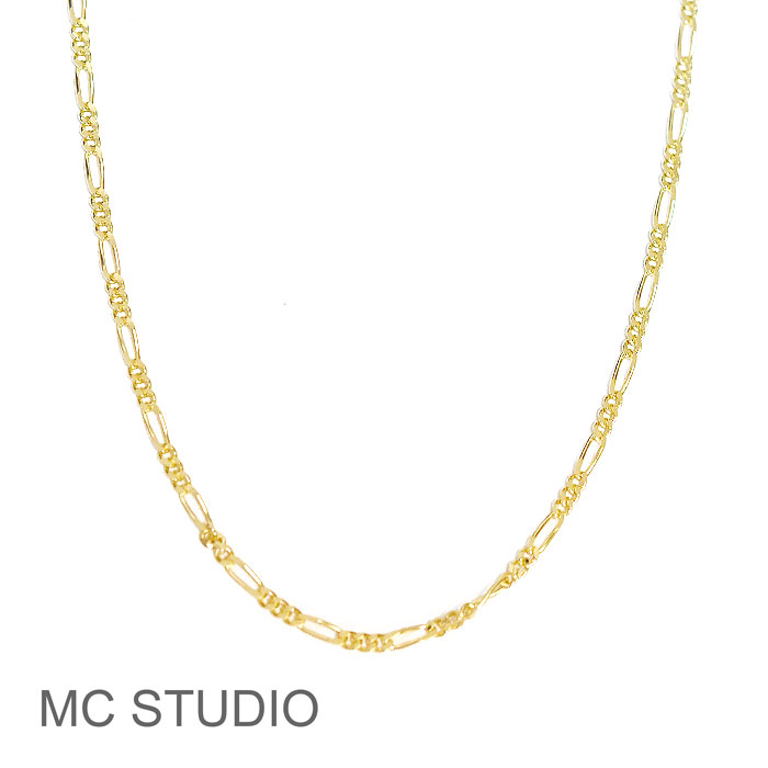【待望の最新作】≪MC STUDIO≫ エムシースタジオブレード デザイン チェーン ゴールド ネックレス バーメイル Vermeil Braid Chain Necklace (Gold) レディース ギフト ラッピング|ZUTTOHOLIC