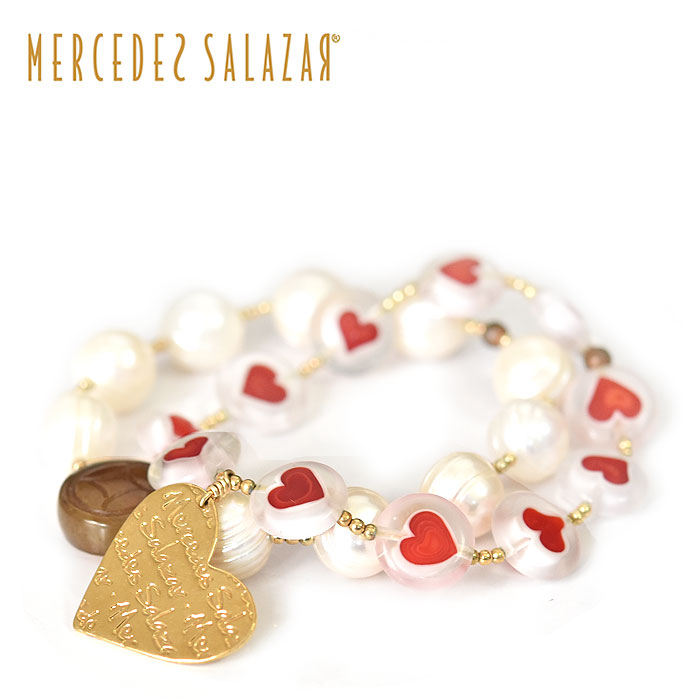 タサキ×マリーエレーヌドゥタイヤック　ブレスレット ハート型パールブレスレット TASAKI(タサキ) Marie Helene de Taillac(マリー エレーヌ ドゥ