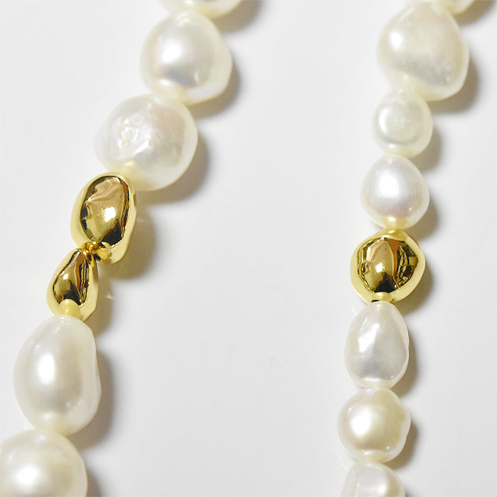 限定数のみ！ PACHAREE パシャリー 真珠 パール 大ぶり ボリューム ネックレス ゴールド Pearl Necklace Gold 通販 