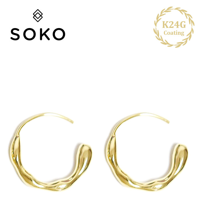 新品・未使用【SOKO ソコ】ヘアピン ゴールド 雑誌掲載 24kコート真鍮 0497608314927_s.jpg