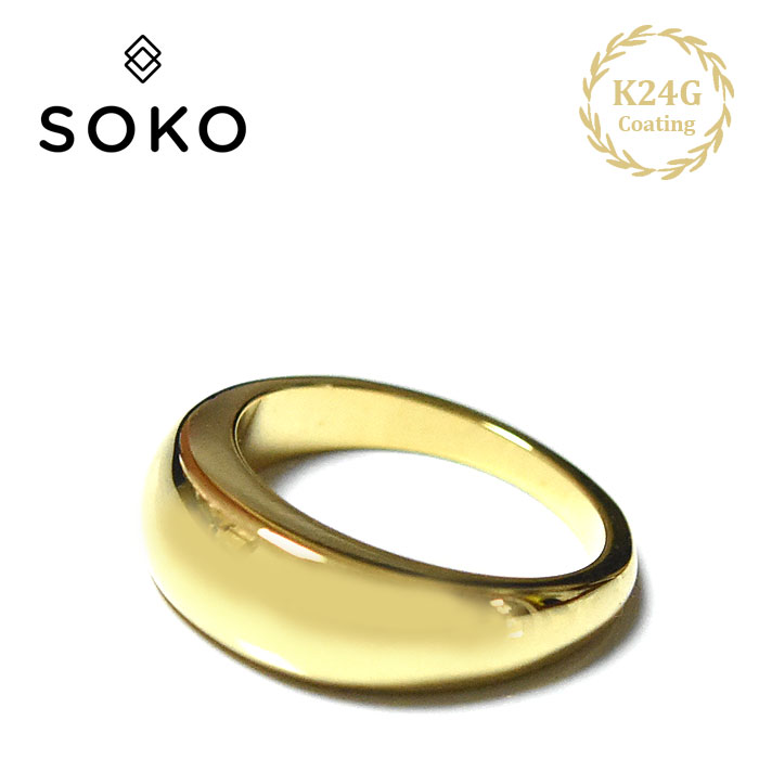 ≪SOKO≫ ソコ ノットデザイン ゴールド バングル 24金仕上げ ≪SOKO≫ ソコ ノットデザイン ゴールド バングル 24金仕上げ
