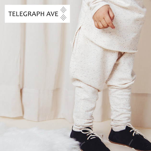 新規購入 Telegraph Ave テレグラフ アベニューカラーネップ サルエル パンツ 裏毛 コットン アイボリー ボトムス Harem Pant Natural Speckled 1歳6ヶ月 2歳 ベビー キッズ 女の子 男の子 格安人気 Dtplabs Com