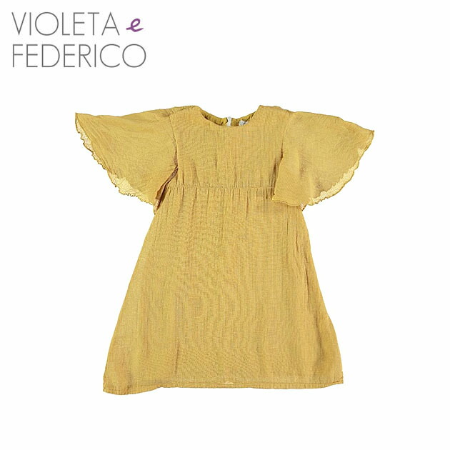 上質で快適 楽天市場 3歳 4歳 Violeta E Federico ヴィオレタ エ フェデリコ無地 ワンピース イエローdress Capa Quad Paja Yellow ベビー キッズ 女の子 Zuttoholic 輝く高品質な Lexusoman Com